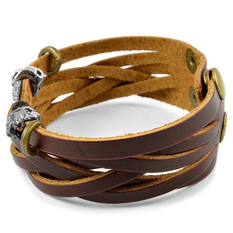 real leather bracelets for men